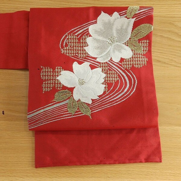 金糸銀糸 刺繍 名古屋帯
