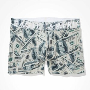 * 2点のみ * AE アメリカンイーグル ボクサーブリーフ トランクス AEO Dollars 4.5" Flex Boxer Brief XXL / Green *