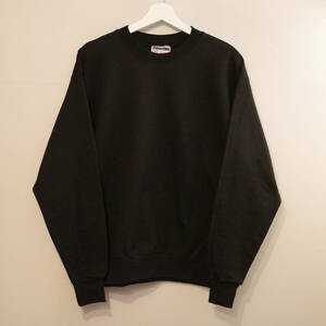 Dead stock Hanes solid sweat shirt black size:S(34-36) 90s vintage ヘインズ スウェット ①