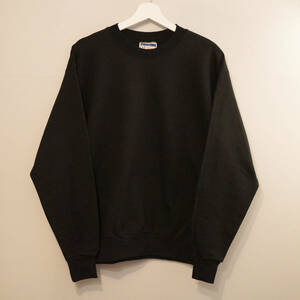 Dead stock Hanes solid sweat shirt black size:S(34-36) 90s vintage ヘインズ スウェット ③