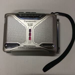 Panasonic ステレオラジオカセットレコーダー RQ-A300 ラジオ　FM AM