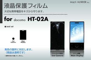 HT-02A液晶保護フィルム 3台分セット