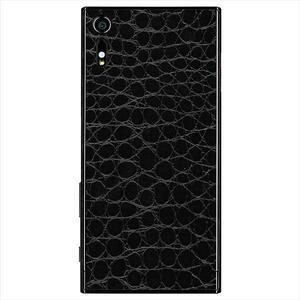 XperiaXZ SO-01J SOV34 503SO シール 裏面 Pクロコブラック