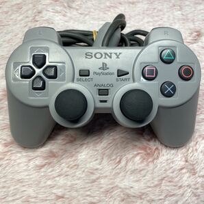 美品 PlayStation2 コントローラー (グレー)