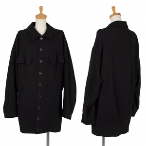  Limi feu LIMI feu wool G Jean type long jacket black S [ lady's ]