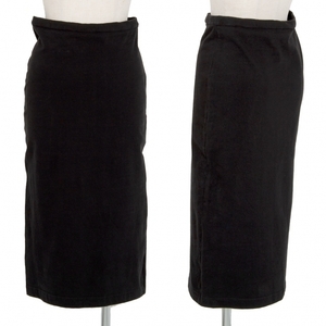  Comme des Garcons COMME des GARCONS cotton stretch tight skirt black M [ lady's ]