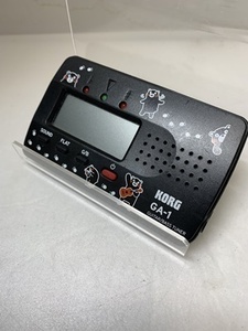 *[ junk ]KORG GA-1..mon VERSION guitar tuner * battery. cover missing goods 