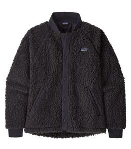 パタゴニア ガールズ L レトロXボマージャケット Patagonia 黒 新品 フリースジャケット フリース ブラック
