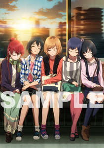 SHIROBAKO BD/DVD TSUTAYA 全巻 購入 特典 描き下ろし 収納スリーブケース 【宮森あおい 安原絵麻 坂木しずか 今井みどり ツタヤ シロバコ