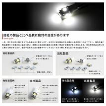 E51 エルグランド [H14.5～H22.7] LED ポジション ナンバー 4点セット T10 ウェッジ球 3chip SMD LED スモール ランプ GRANDE アクセサリー_画像3