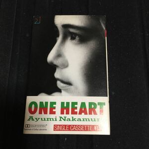 中村あゆみ ONE HEART＋カラオケ 国内盤シングルカセットテープ◆