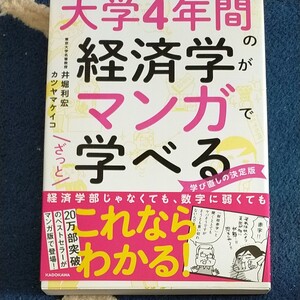 大学4年間の経済学がマンガでざっと学べる 学び直しの決定版/井堀利宏/カツヤマケイコ