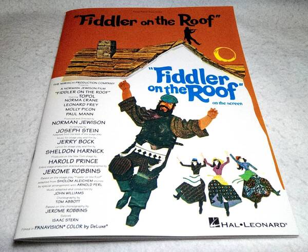 <洋書/楽譜>屋根の上のバイオリン弾き 映画版 ~ピアノ『Fiddler on the Roof』ジェリー・ボック