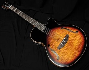 ARIA FET-F2 BSG Fホールエレアコ アコースティックギター オリジナルカラー ブラウンサンバースト グロスフィニッシュ 別注カラー