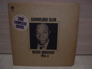 LP[BLUES] Willie Dixon 参加 SUNNYLAND SLIM BLUES MASTERS VOL.8 BLUE HORIZON 1968 サニーランド・スリム