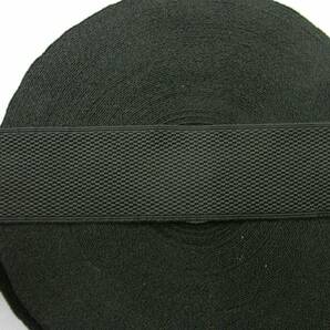 ◆制帽 黒レーヨン 帯章 39ミリ幅 1メーター分◆新品の画像1