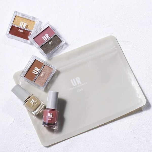 【Gina 2022 Spring付録】アーバンリサーチ URBAN RESEARCH ジッパーポーチ付きコスメ8色SET(未開封品)