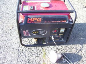 ワキタ　HPG　2500　発電機　60hz