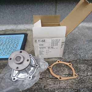 NPW Nissan pump Toyota Corolla Sprinter Starlet Tercell Corsa Corolla 2 2E engine water pump pEE-80