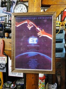 ポスターフレーム（E.T./ムービーシーン）　アメリカ雑貨　アメリカン雑貨