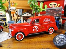 コカ・コーラ　1940年フォード・セダンデリバリーバンのダイキャストミニカー　1/24スケール ■ アメリカン雑貨 アメリカ雑貨_画像4