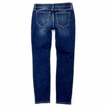 ギャップ GAP W63 レディース スキニー ストレッチ デニムジーンズ ジーパン キレイめ 好シルエット 色濃いめ ブルー 着回し♪■Ja3337_画像3