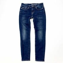 ギャップ GAP W63 レディース スキニー ストレッチ デニムジーンズ ジーパン キレイめ 好シルエット 色濃いめ ブルー 着回し♪■Ja3337_画像2