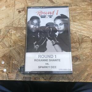 シHIPHOP,R&B ROUND 1 - ROXANNE SHANTE VS. SPARKY DEE シングル,RARE,INDIE TAPE 中古品