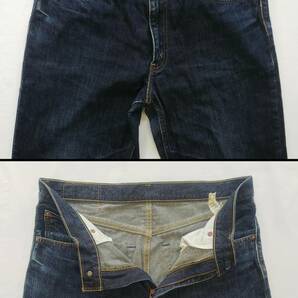 ◆Levi's 502-0303*W34×L34*ジーンズ*鹿革パッチ*インディゴブルー*ダメージ*色落ち*カジュアル*デニム*ジーパン*リーバイス #4998の画像4