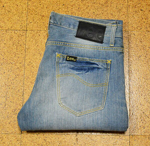  records out of production W33 Lee Lee Rider's flax . Denim tapered strut 