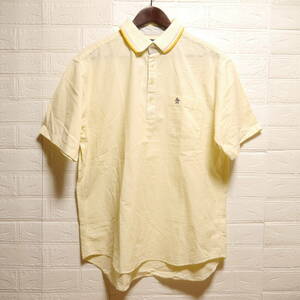 F23 * Munsingwear Grand-Slam * Munsingwear wear Grand s Ram short sleeves shirt cream series used size LL