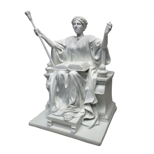 アルマ・マータ（地母神、聖母マリア） 女神アテナの彫刻（1904年）大理石風 彫像/ 大地母神ケレス（輸入品）