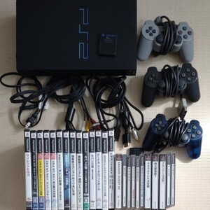 プレステ2 本体 コントローラー ソフトセット