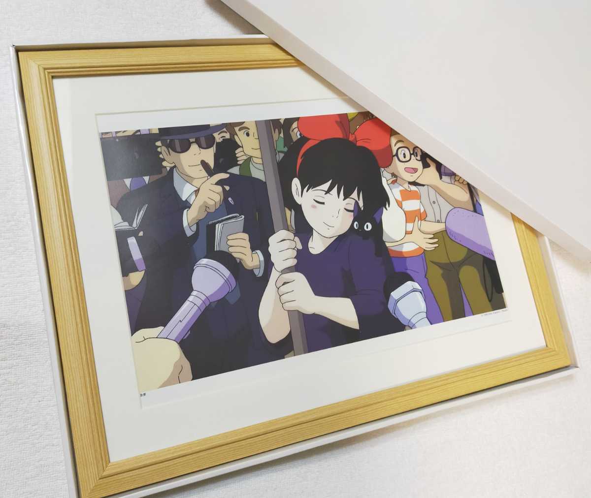 Super rare! Studio Ghibli Kiki's Delivery Service [Framed Item] Ghibli Poster Ghibli Calendar Inspection) Ghibli Painting Reproduction Original Postcard. Hayao Miyazaki, Ma line, Kiki's Delivery Service, others