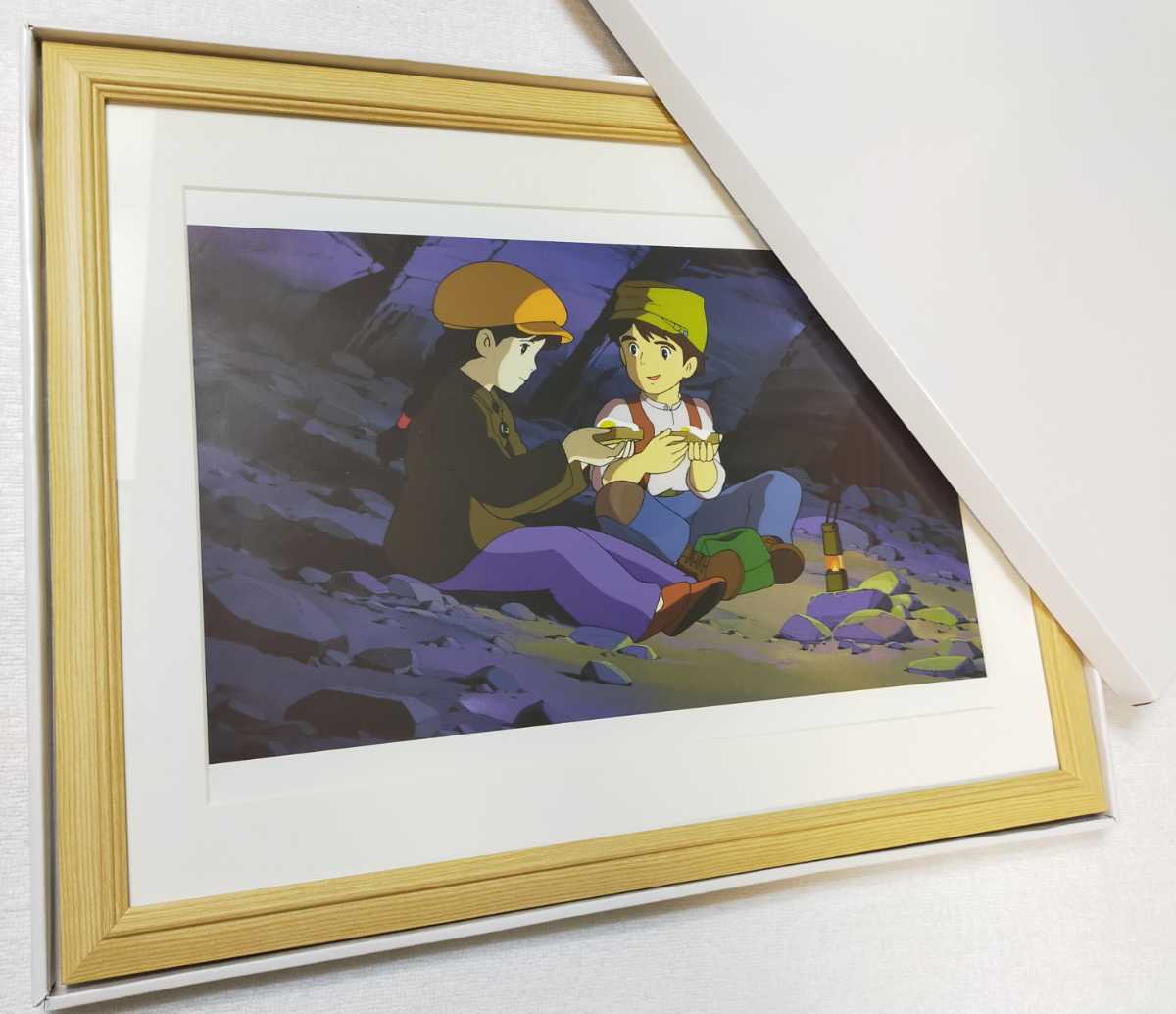Super rare! Studio Ghibli Château dans le ciel [Article encadré] Affiche murale à suspendre, reproduction de peinture, carte postale d'art originale, calendrier Ghibli. Hayao Miyazaki Thêta, des bandes dessinées, produits d'anime, autres
