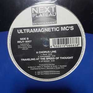 ULTRAMAGNETIC MC'S / TRAVELING AT THE SPEED OF THOUGHT / A CHORUS LINE /PAUL C/ミドル/HIP HOUSE/ELECTRO