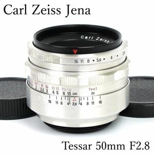 ◆Carl Zeiss Jena Tessar◆ 50mm F2.8 カールツァイス イエナ テッサー ◎M42マウント ドイツ オールドレンズ 標準単焦点