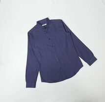 renoma HOMME レノマオム // 長袖 衿ワイヤー入り シャツ (青紫系) サイズ M_画像6