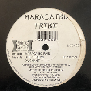 Maracaibo Tribe / Maracaibo Rain [Motive Records MOT-002] 90'S HOUSE