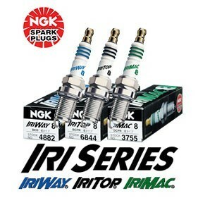 [NGK] イリシリーズプラグ IRIWAY 熱価8 (1台分セット) 【オデッセイ [RB1, RB2] H15.10~H20.10 [K24A] (DOHC・i-VTEC) 2400】