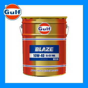 Gulf ガルフ エンジンオイル BLAZE (ブレイズ) 10W-40 20L 1本 鉱物油 (SL,MA)