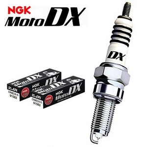 [NGK] MotoDXプラグ (1台分セット) 【カワサキ 250CC エリミネーター250V (’98.1~’07) [VN250A/B/C(VN250A)] 】