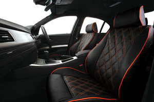 e Rudy -ne diamond quilt seat cover BMW Mini F55 5-door Cooper / one / Cooper D H26/10~ XS12 XS15 XT15 5 number of seats 