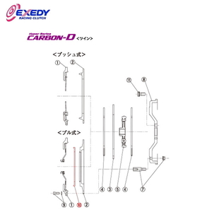 EXEDY エクセディ PR06 カーボンDツイン MM022HDMC1 (10)PVT.RING ランサーエボリューション 4 5 6 7 8 9