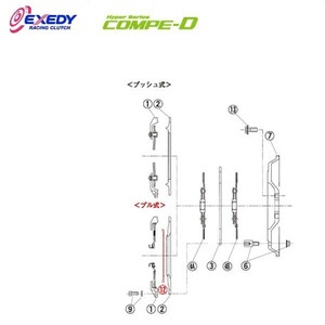 EXEDY エクセディ PR02 コンペD FM012SDL (12)PVT.RING インプレッサ GC8