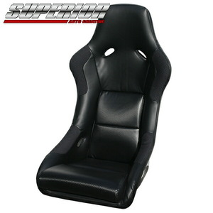 SUPERIOR スーペリア シートカバー for RECARO レカロ SPGN ブラックカーボンルック【ブラック】