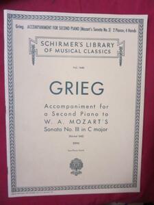 ♪◆英書 SCHIRMER’S LIBRARY OF MUSICAL CLASSICS GRIEG