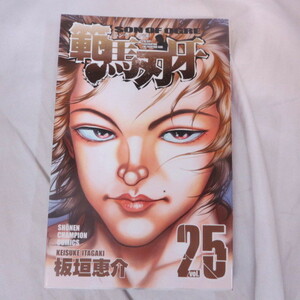 ●●「範馬刃牙　ハンマ バキ」第25巻　初版　板垣恵介　秋田書店少年チャンピオン・コミックス