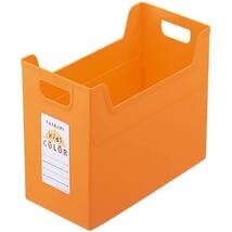 ナカバヤシ ファイルボックス 書類収納ボックス A4ワイド オレンジ フボ-TCW4KO_画像2