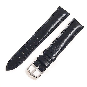 [ ultimate beautiful goods ]Sinn Gin original belt black car f silver metal fittings 18mm < wristwatch > black men's strap cow leather 